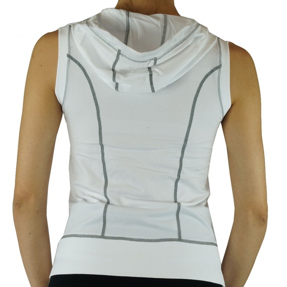 No sleeves Hoodie Ombre Print - Picture 3 of 5